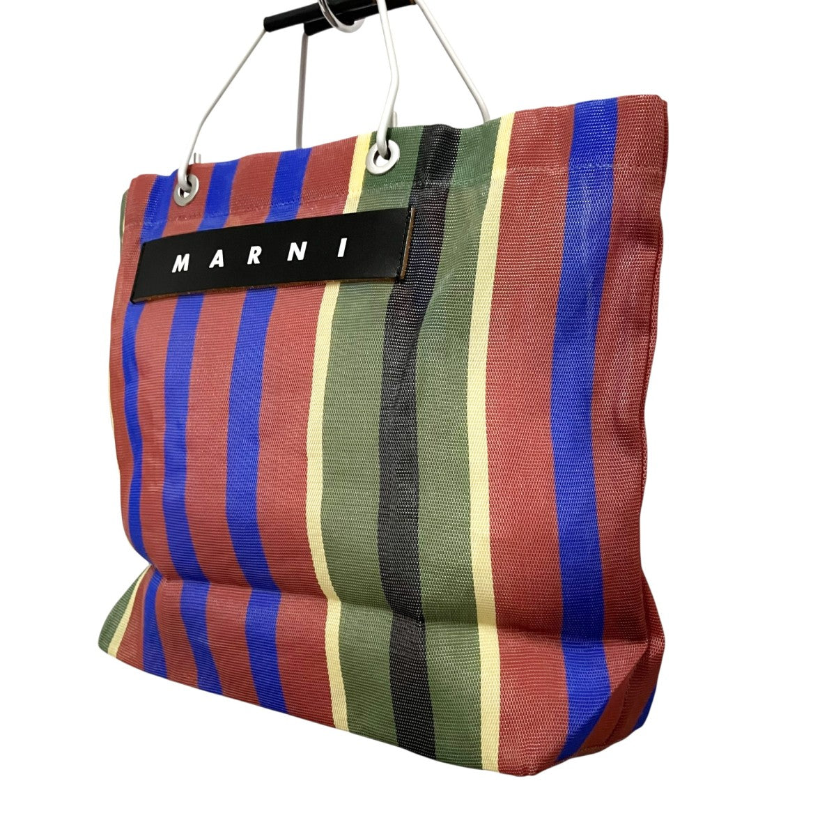 MARNI マーケット ストライプ バッグトートバッグ 古着・中古-3枚目のアイテム画像