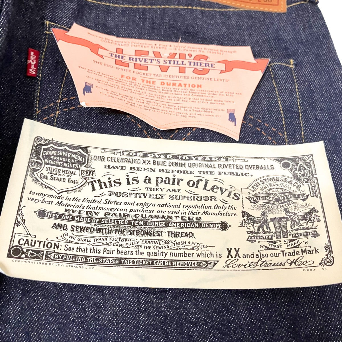LEVI’S 90’sヴィンテージデニムパンツ44501 0022 古着・中古-8枚目のアイテム画像