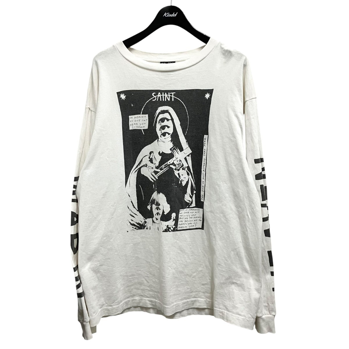 SAINT MICHAEL TEE W．I．HプリントTシャツSM A21 0000 021 古着・中古-1枚目のアイテム画像