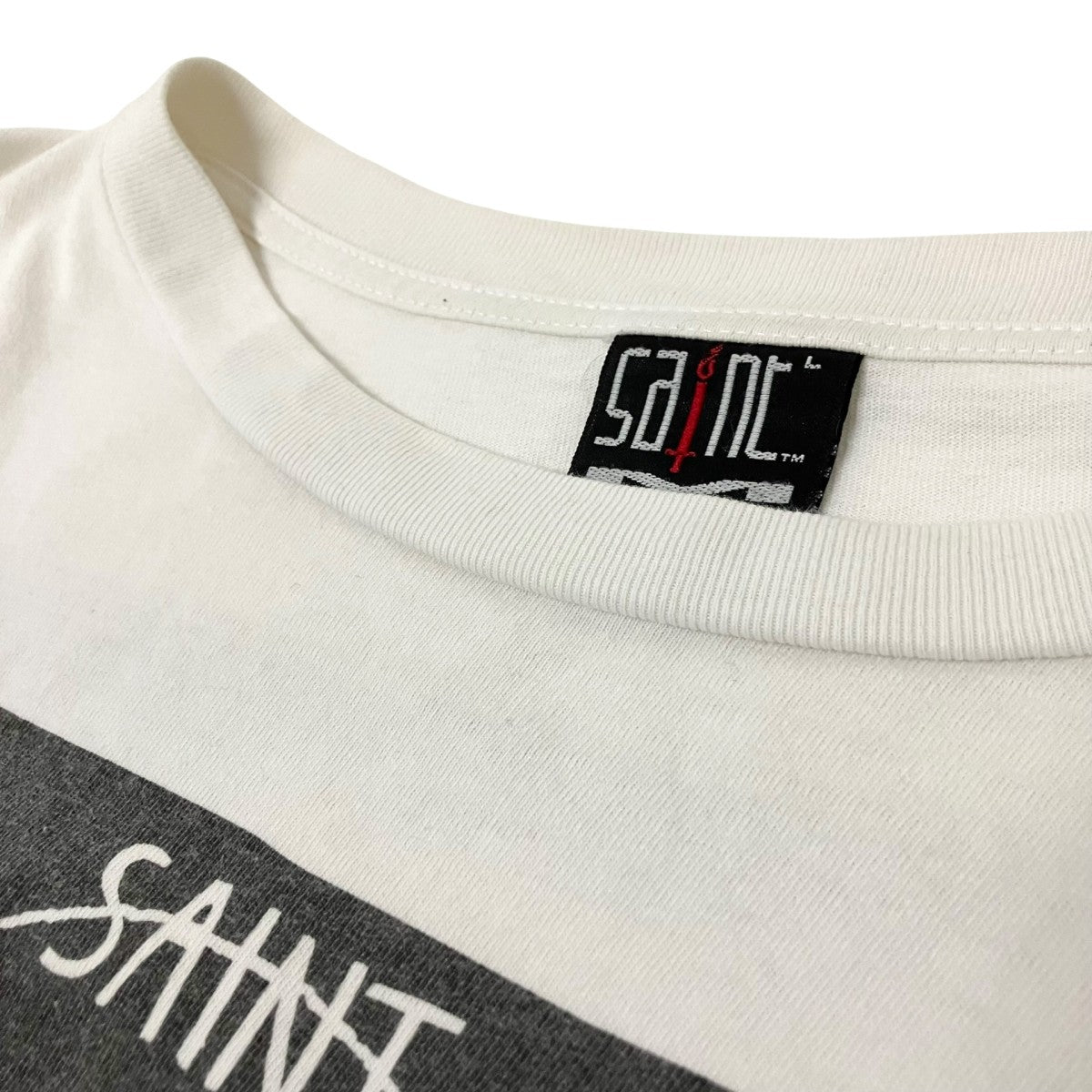 SAINT MICHAEL TEE W．I．HプリントTシャツSM A21 0000 021 古着・中古-3枚目のアイテム画像
