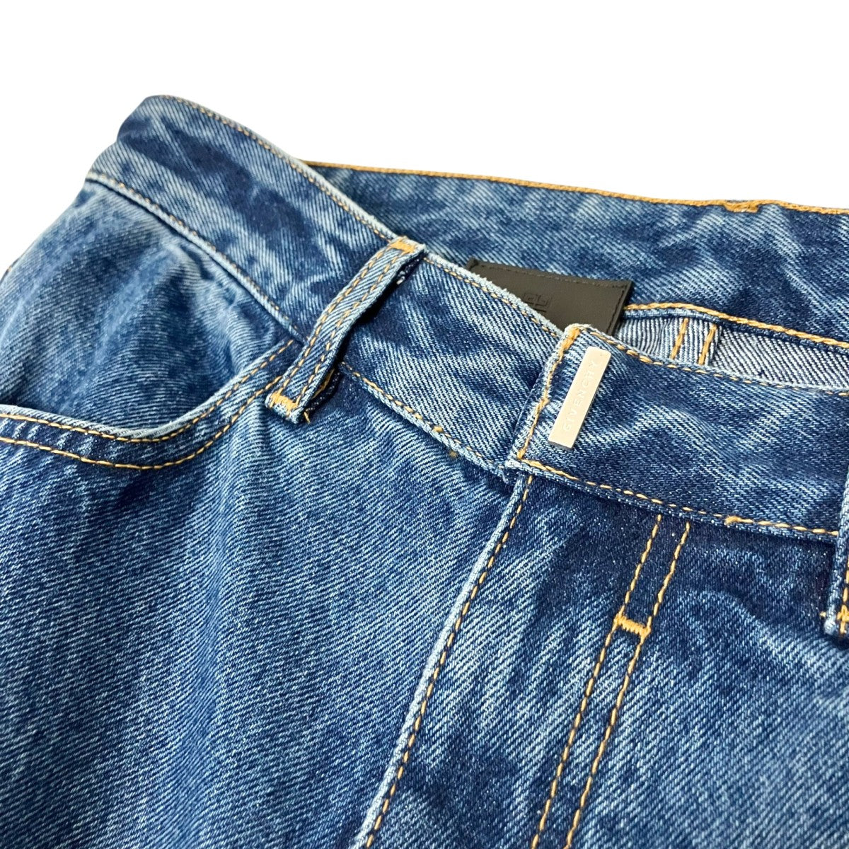 GIVENCHY 23SSニークラッシュ ジップデザインデニムパンツBM518L5Y4V 古着・中古-3枚目のアイテム画像