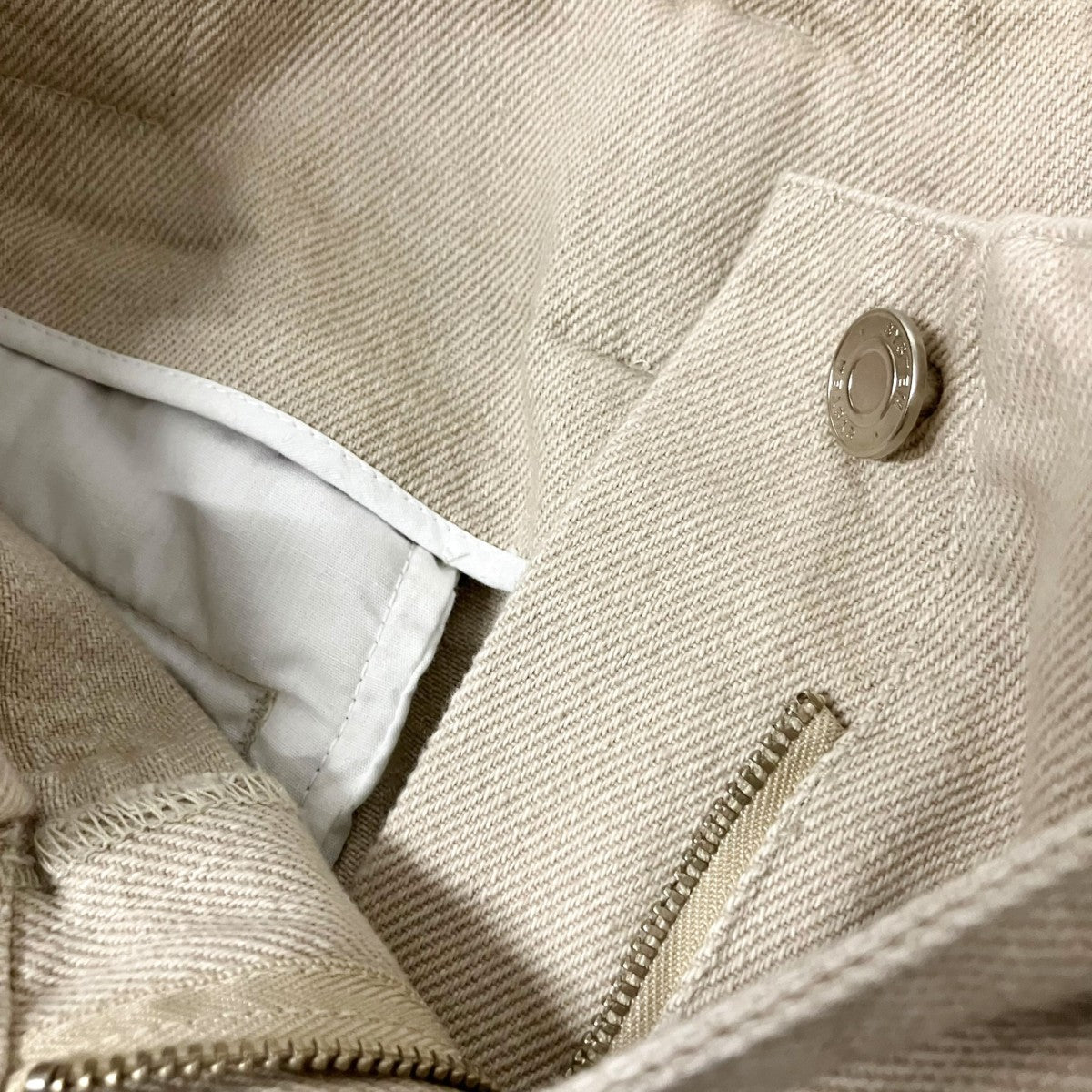 SYSTEM ベルト付きパンツ 古着・中古-4枚目のアイテム画像