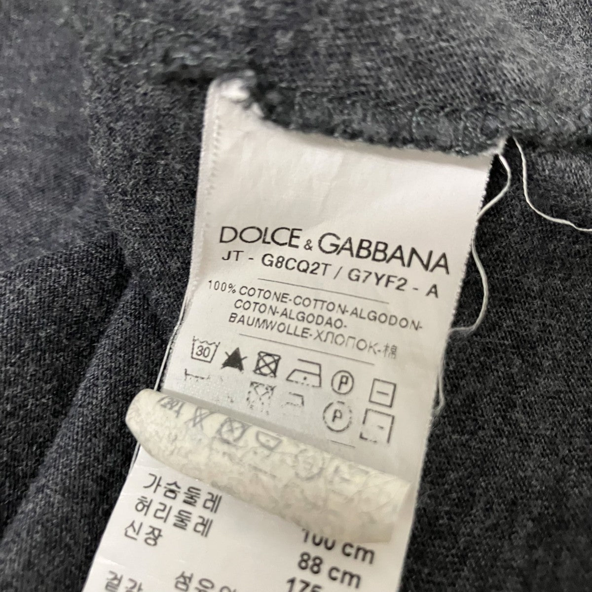DOLCE ＆ GABBANA 半袖TシャツG8CQ2T 古着・中古-5枚目のアイテム画像