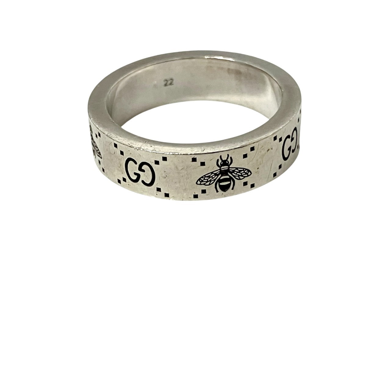 GUCCI GG Bee Engraved Ring蜂デザインリング 古着・中古-1枚目のアイテム画像
