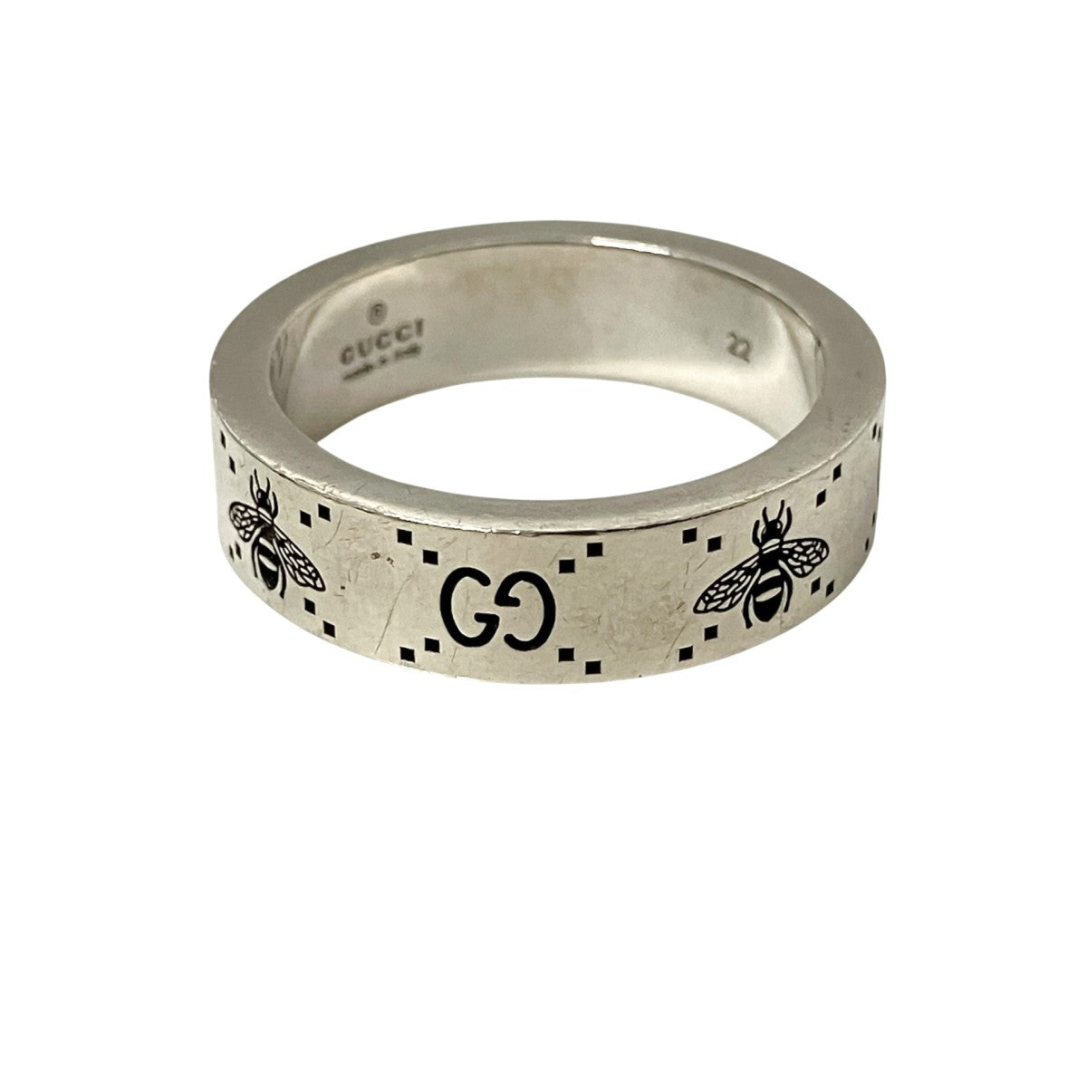 GUCCI GG Bee Engraved Ring蜂デザインリング 古着・中古-2枚目のアイテム画像