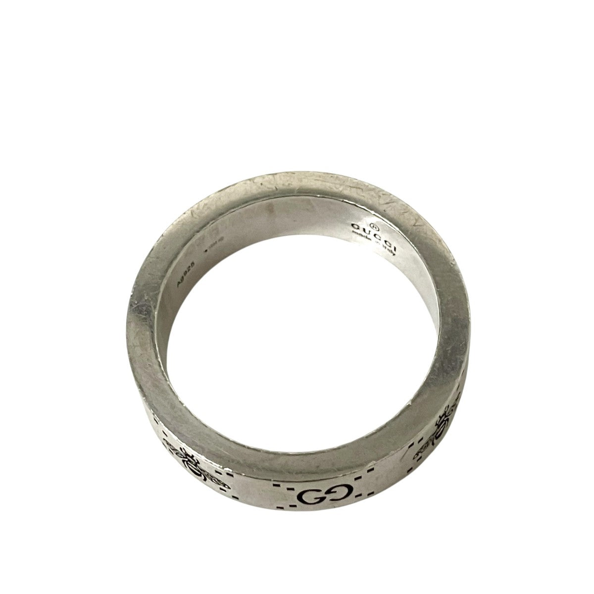 GUCCI GG Bee Engraved Ring蜂デザインリング 古着・中古-3枚目のアイテム画像