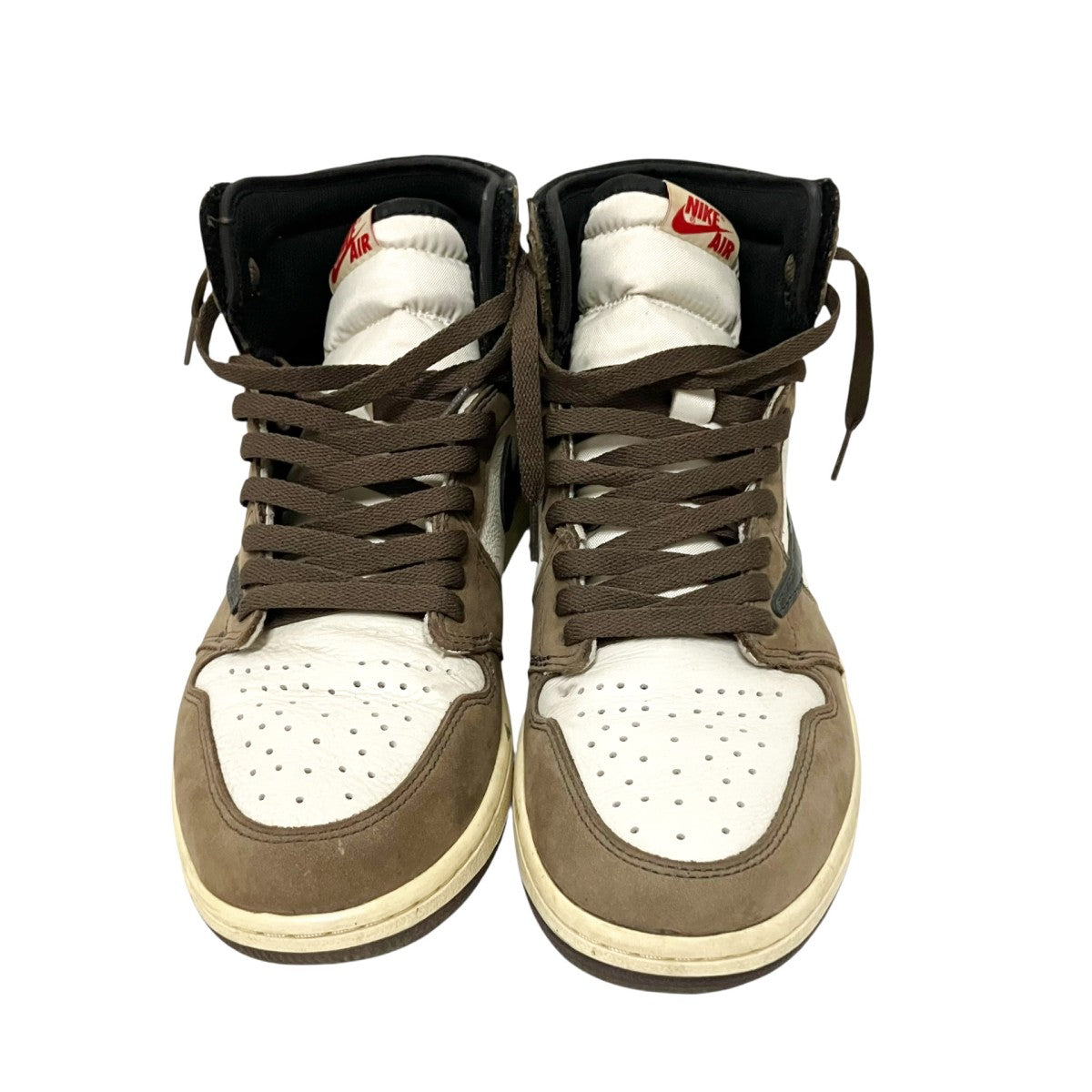 NIKE×TRAVIS SCOTT AIR JORDAN 1 HIGH OG TS SPハイカットスニーカーCD4487 100 古着・中古-2枚目のアイテム画像