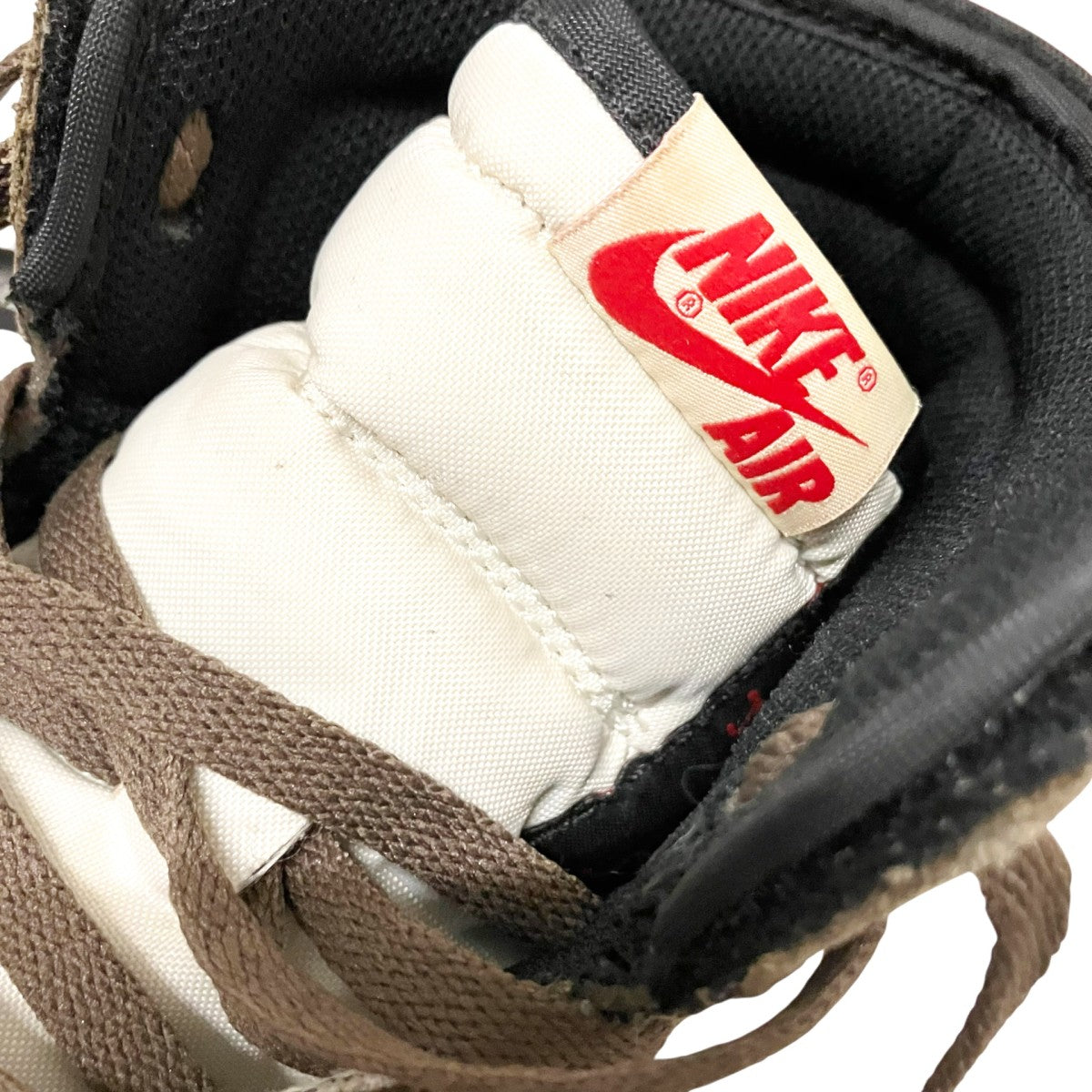 NIKE×TRAVIS SCOTT AIR JORDAN 1 HIGH OG TS SPハイカットスニーカーCD4487 100 古着・中古-9枚目のアイテム画像