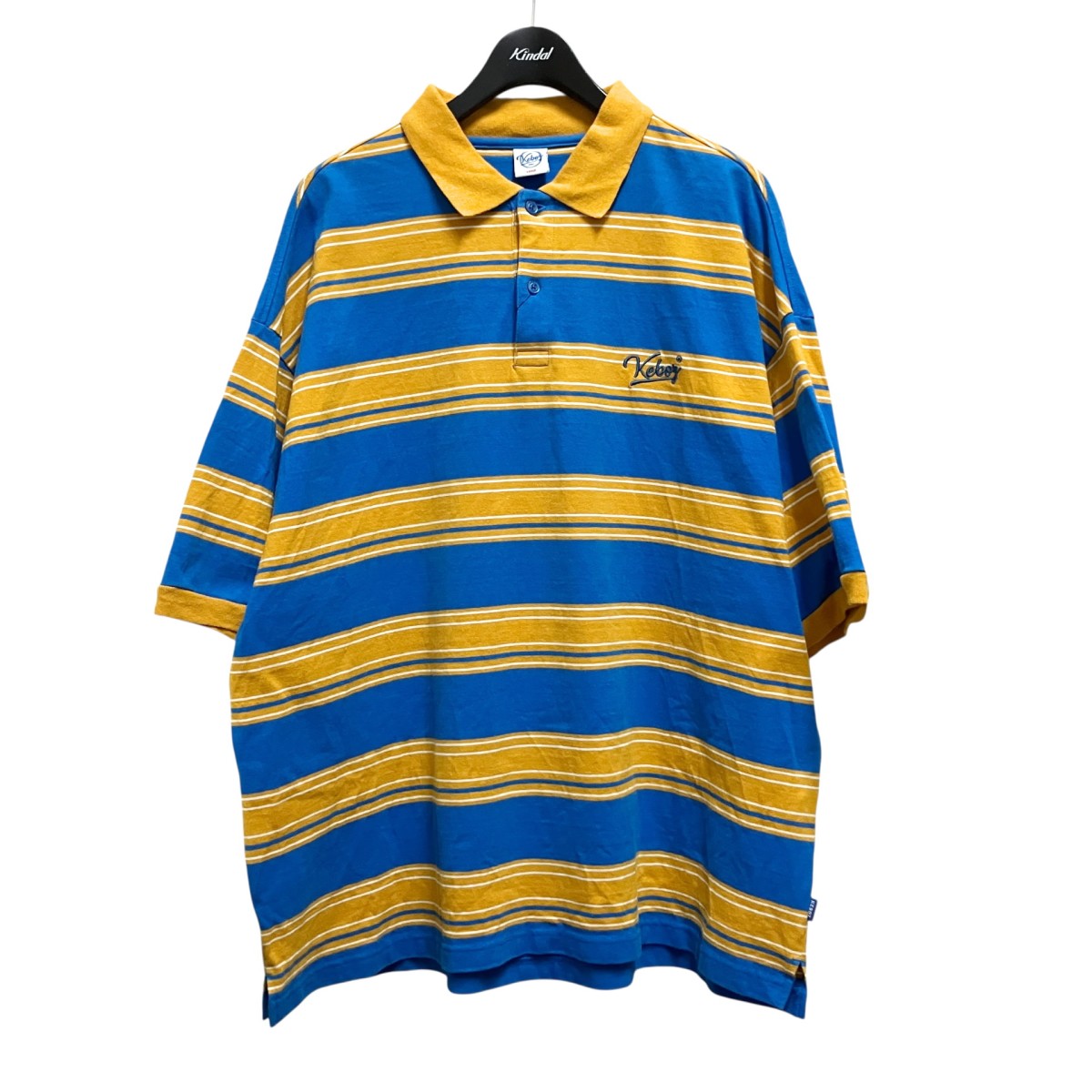 COLLAR BORDER S／S TEE半袖ポロシャツ