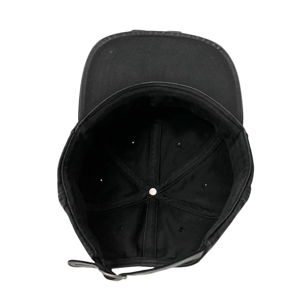 Supreme 25AWDistressed Script 6-Panel Capロゴ刺繍キャップ 古着・中古-6枚目のアイテム画像
