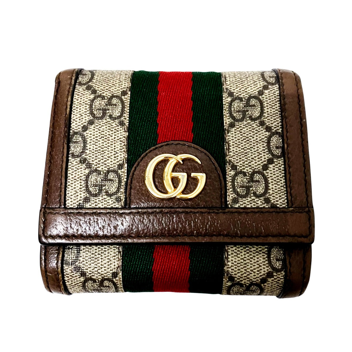 GUCCI GGスプリーム2つ折り財布598662･534563 古着・中古-1枚目のアイテム画像