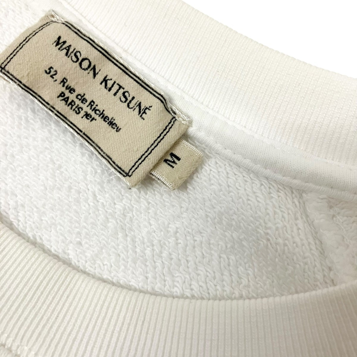 MAISON KITSUNE クルーネックスウェットAM00303KM0001 古着・中古-4枚目のアイテム画像
