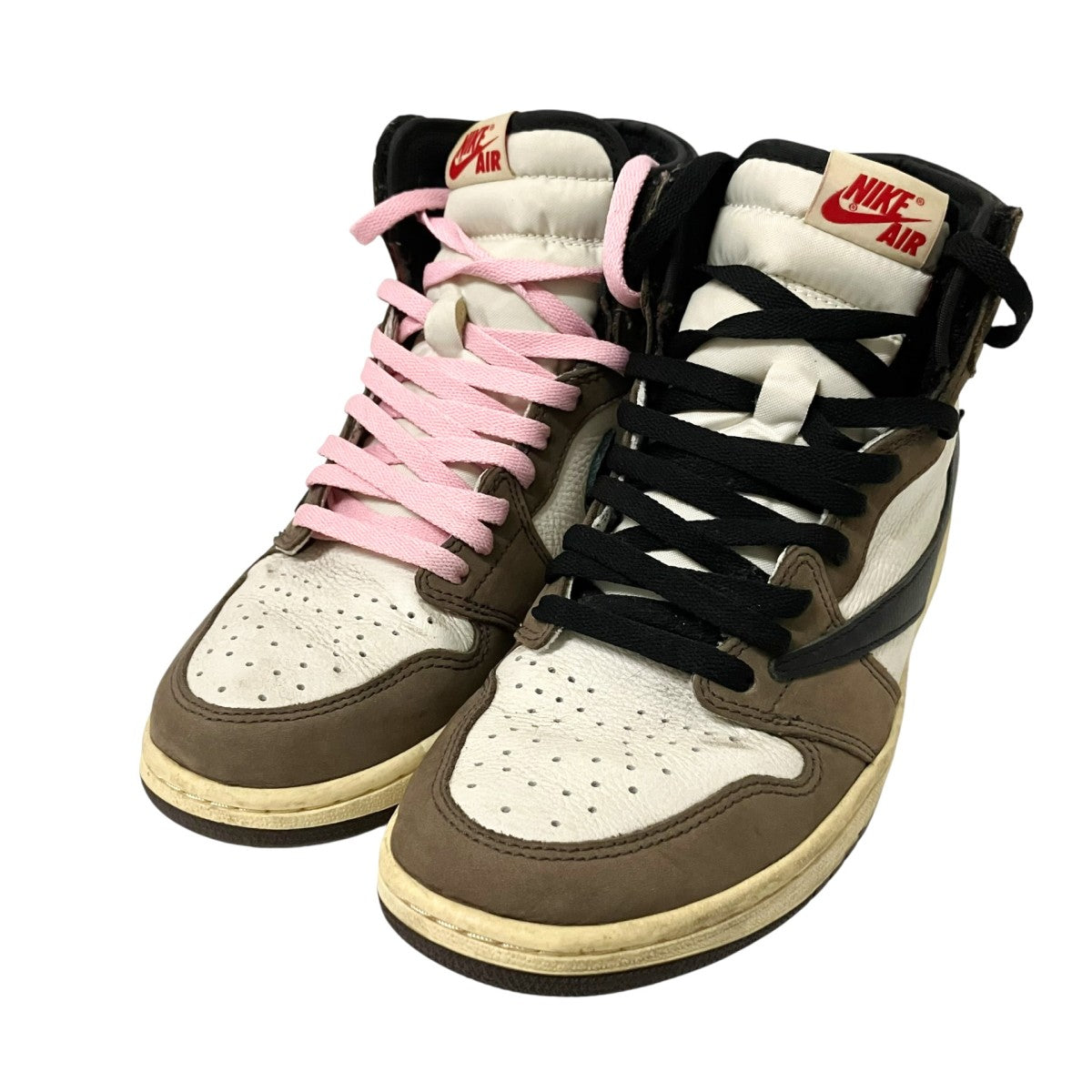 NIKE×TRAVIS SCOTT AIR JORDAN 1 HIGH OG TS SPハイカットスニーカーCD4487 100 古着・中古-1枚目のアイテム画像