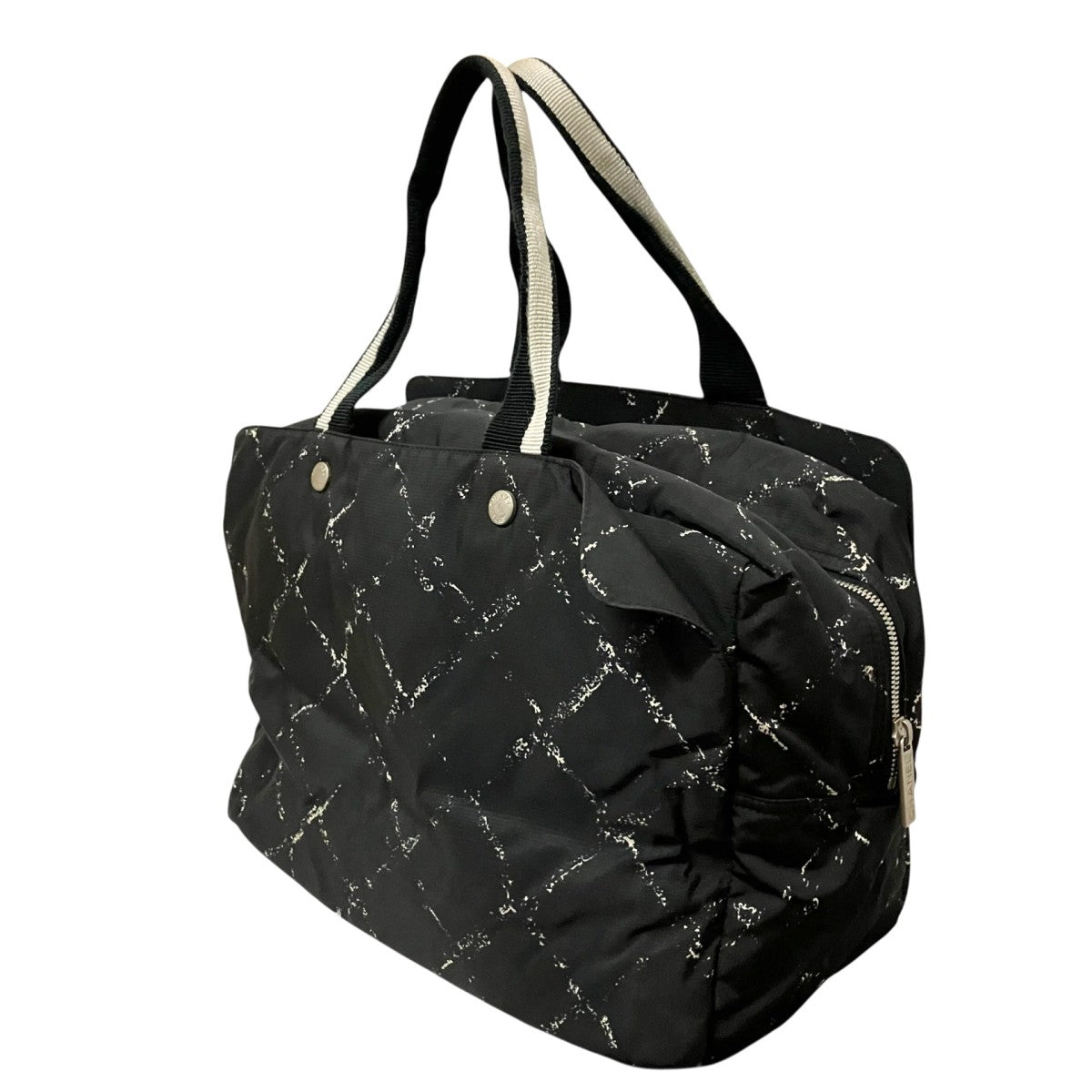 CHANEL 旧トラベルラインボストンバッグ 古着・中古-3枚目のアイテム画像