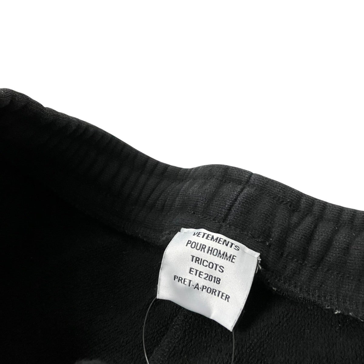 VETEMENTS Tape SweatpantsスウェットパンツMSS18PA24 古着・中古-4枚目のアイテム画像
