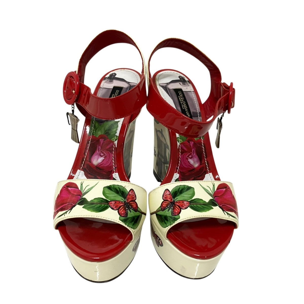 DOLCE ＆ GABBANA ウェッジソールサンダル 古着・中古-2枚目のアイテム画像
