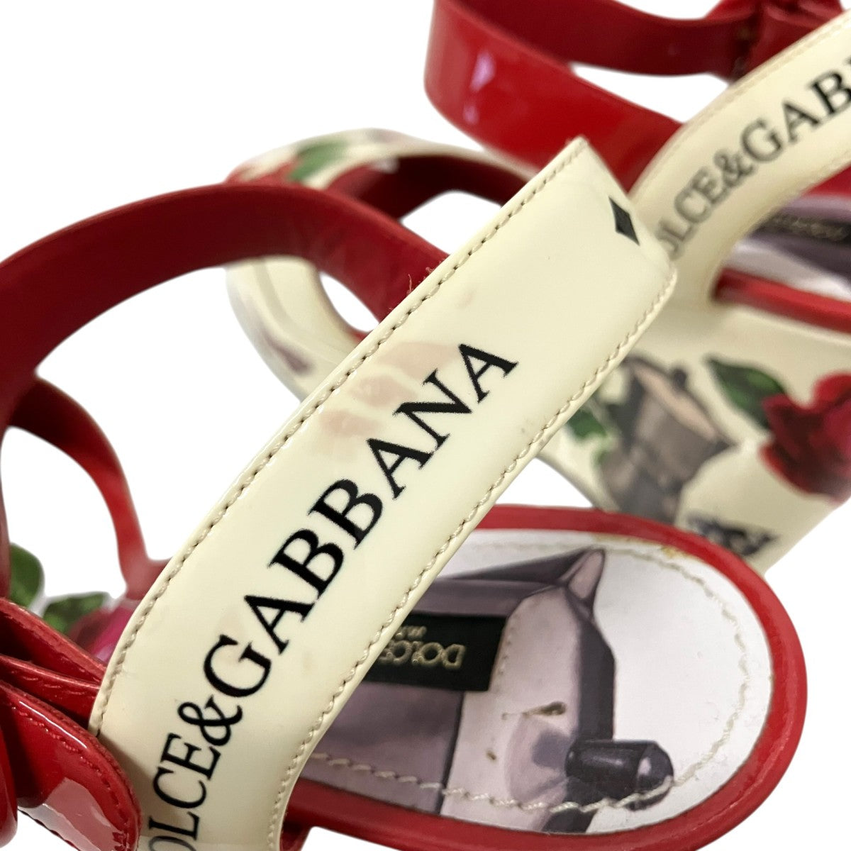 DOLCE ＆ GABBANA ウェッジソールサンダル 古着・中古-5枚目のアイテム画像