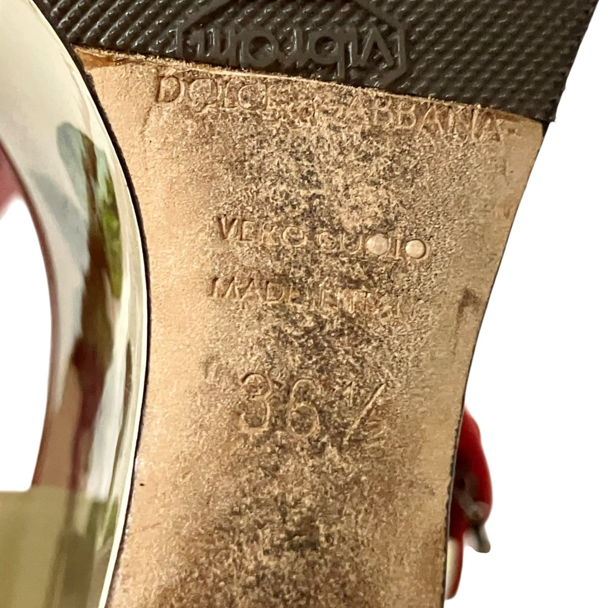 DOLCE ＆ GABBANA ウェッジソールサンダル 古着・中古-7枚目のアイテム画像