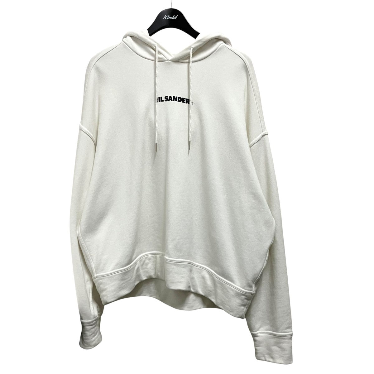 JIL SANDER+ 21AWFront Printed Logo HoodieプルオーバーパーカーJPUS707533MS24860811 古着・中古-1枚目のアイテム画像