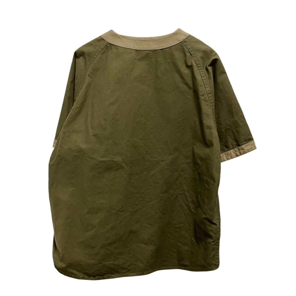 SAPEur OD Duck Shooting Shirt Baseballベースボールシャツ 古着・中古-2枚目のアイテム画像