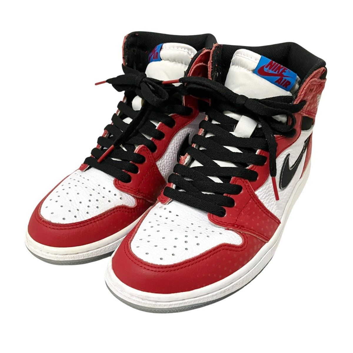 NIKE×Spiderman AIR JORDAN 1 RETRO HIGH OGハイカットスニーカー555088 602 古着・中古-1枚目のアイテム画像