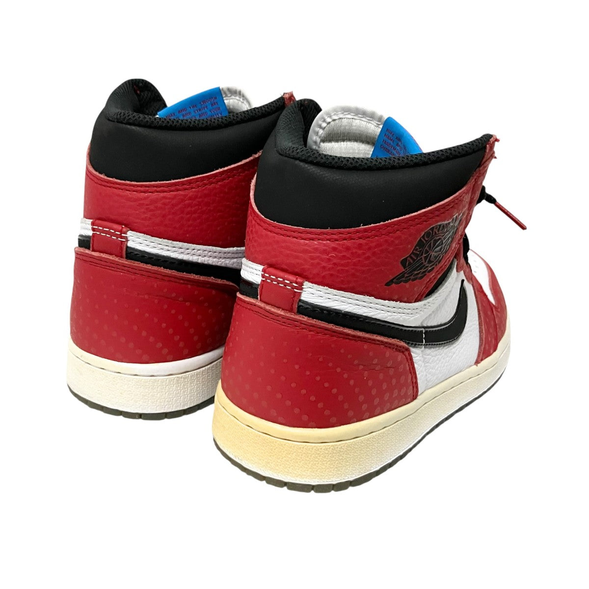 NIKE×Spiderman AIR JORDAN 1 RETRO HIGH OGハイカットスニーカー555088 602 古着・中古-5枚目のアイテム画像