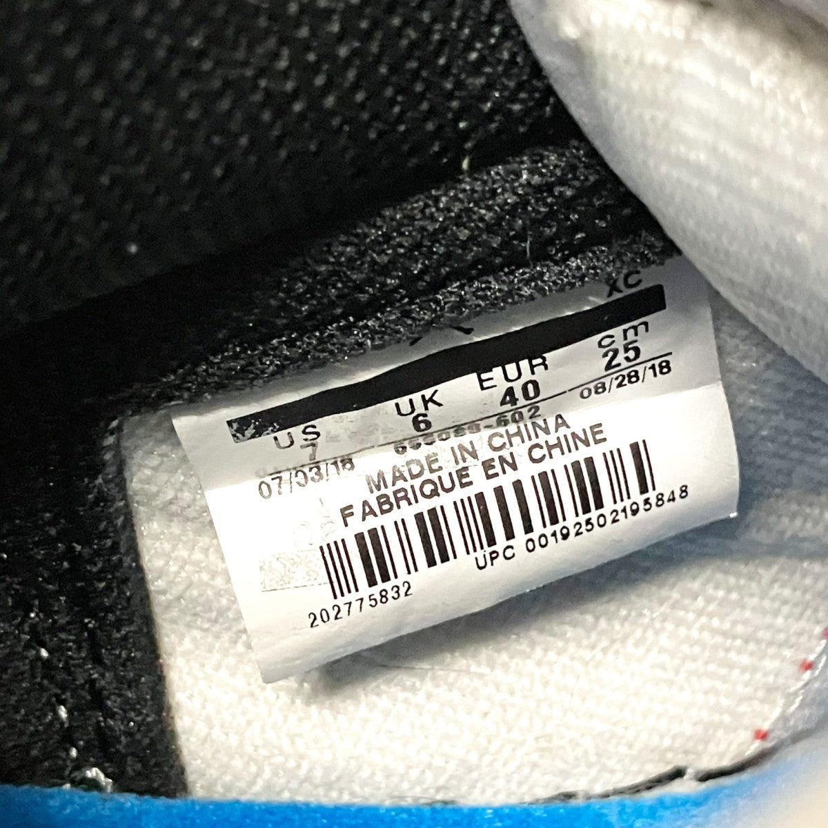 NIKE×Spiderman AIR JORDAN 1 RETRO HIGH OGハイカットスニーカー555088 602 古着・中古-8枚目のアイテム画像
