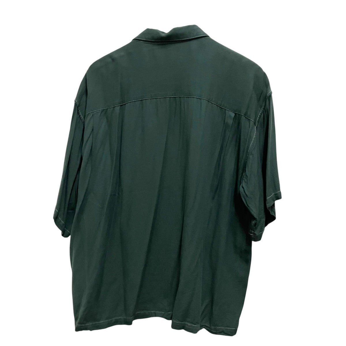 UNUSED Vintage Rayon Open Collar Shirt半袖シャツUS2013 古着・中古-2枚目のアイテム画像