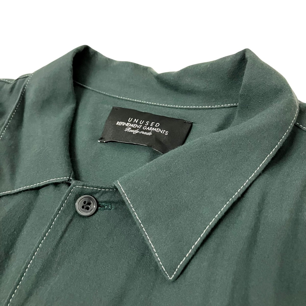 UNUSED(アンユーズド) Vintage Rayon Open Collar Shirt半袖シャツ