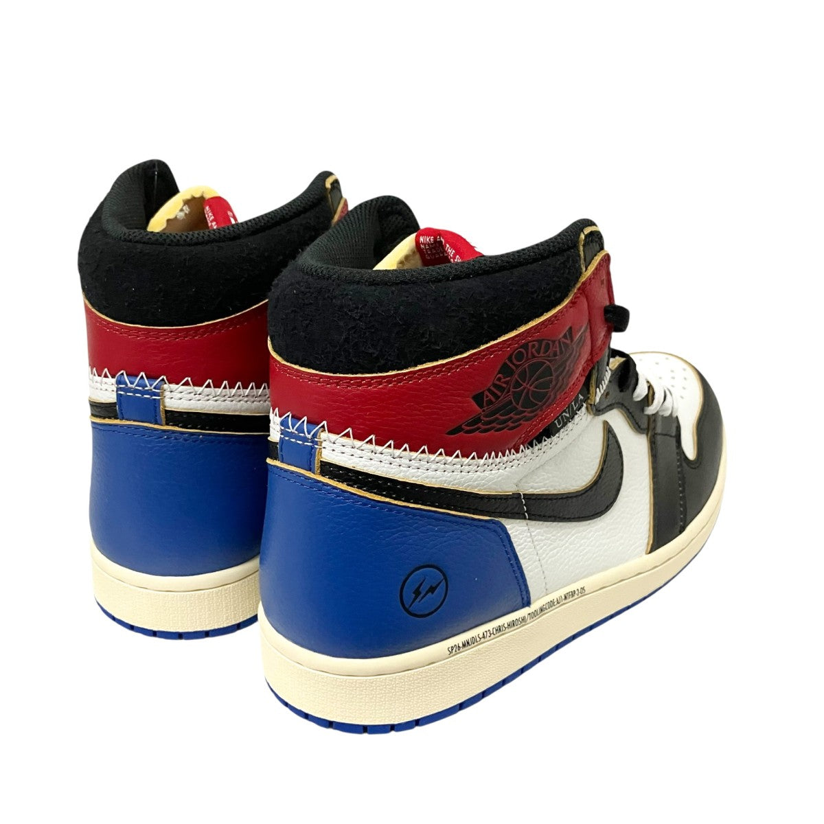 NIKE×FRAGMENT DESIGN×UNION AIR JORDAN 1 RETRO HIGH OG SPハイカットスニーカーIO7847 002 古着・中古-5枚目のアイテム画像