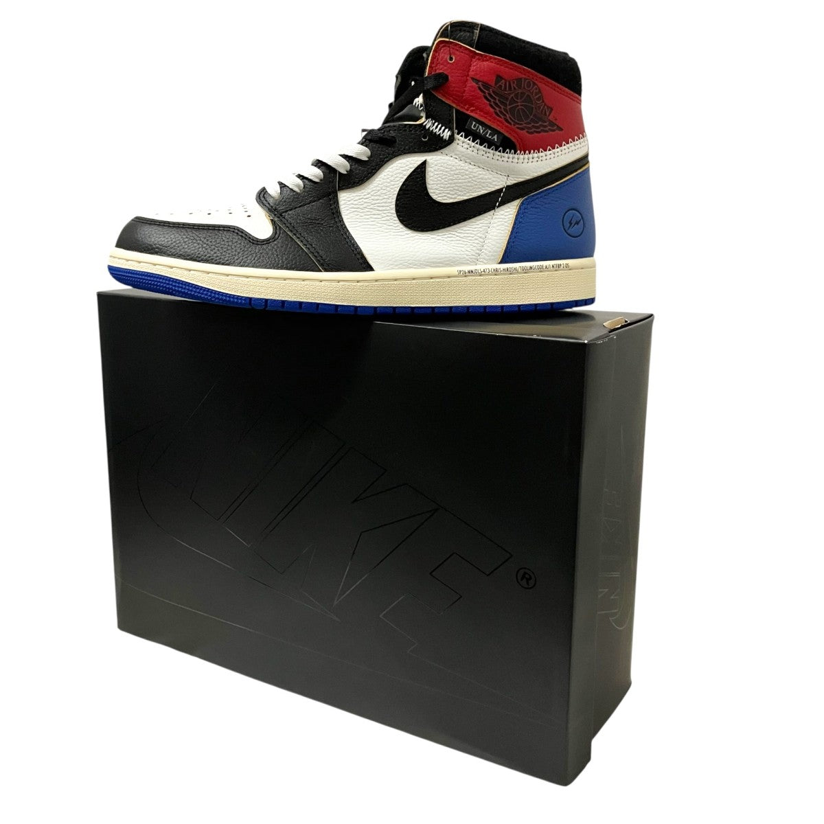 NIKE×FRAGMENT DESIGN×UNION AIR JORDAN 1 RETRO HIGH OG SPハイカットスニーカーIO7847 002 古着・中古-9枚目のアイテム画像