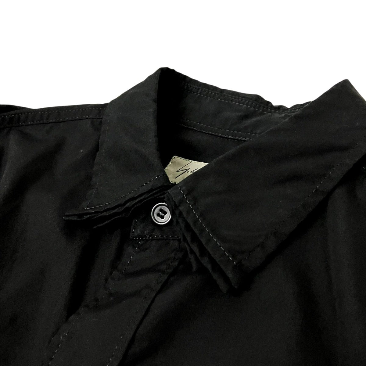Yohji Yamamoto pour homme 18AW長袖シャツHV B07 001 古着・中古-3枚目のアイテム画像