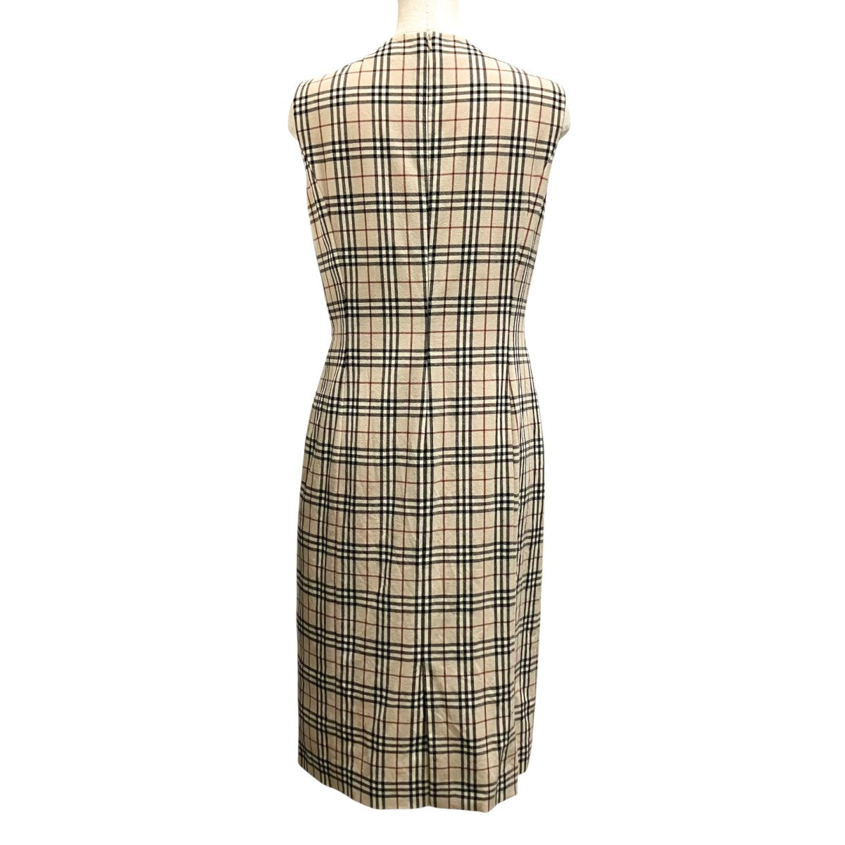 BURBERRY LONDON ノースリーブワンピースFMA12 041 古着・中古-2枚目のアイテム画像