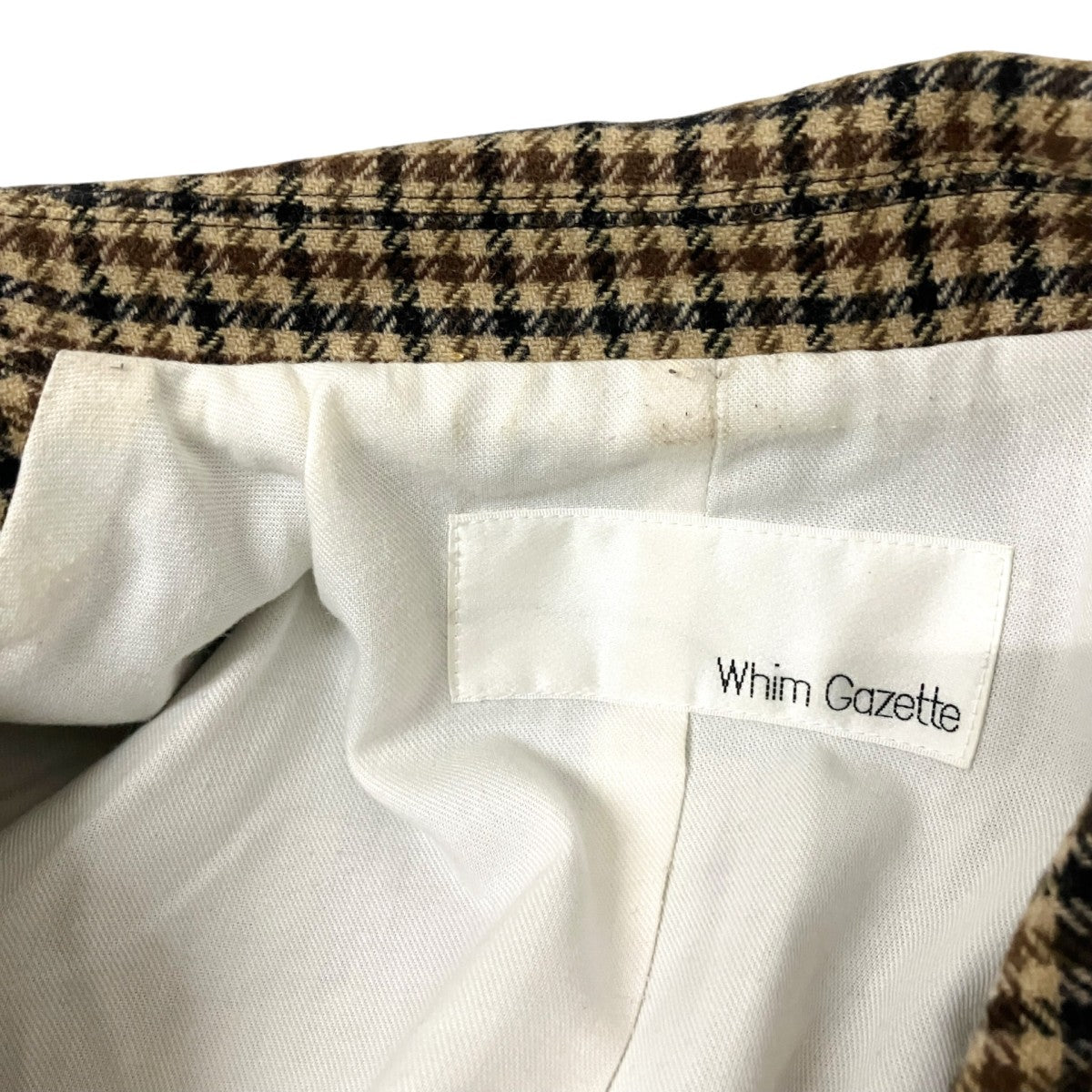 チェックジャケットWGZ1052307A0003