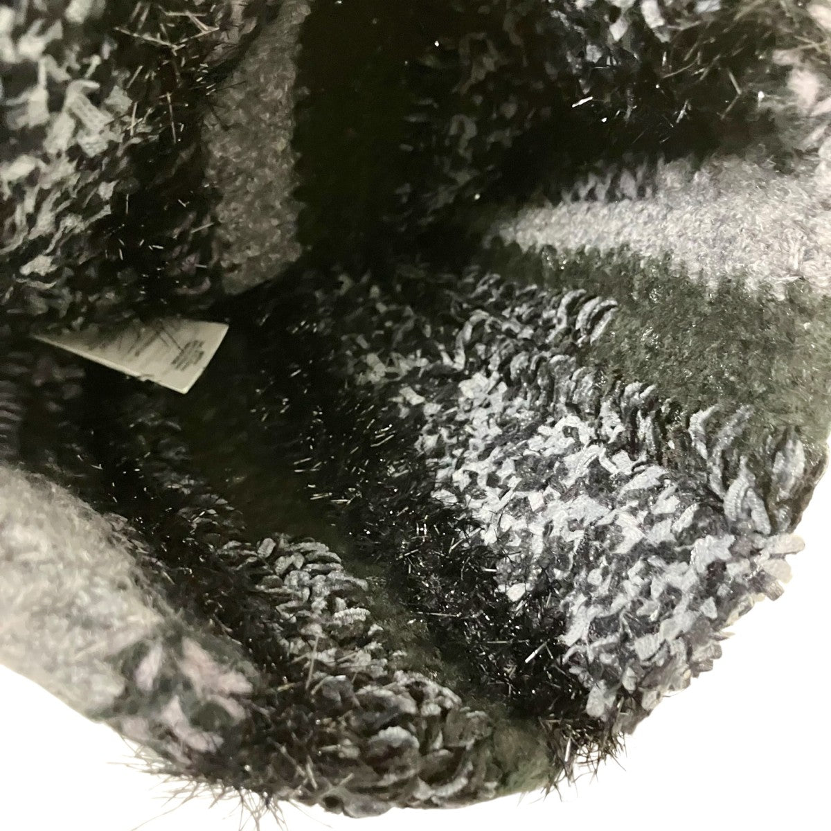 Supreme Tinsel Stripe Beanieニットキャップ 古着・中古-4枚目のアイテム画像