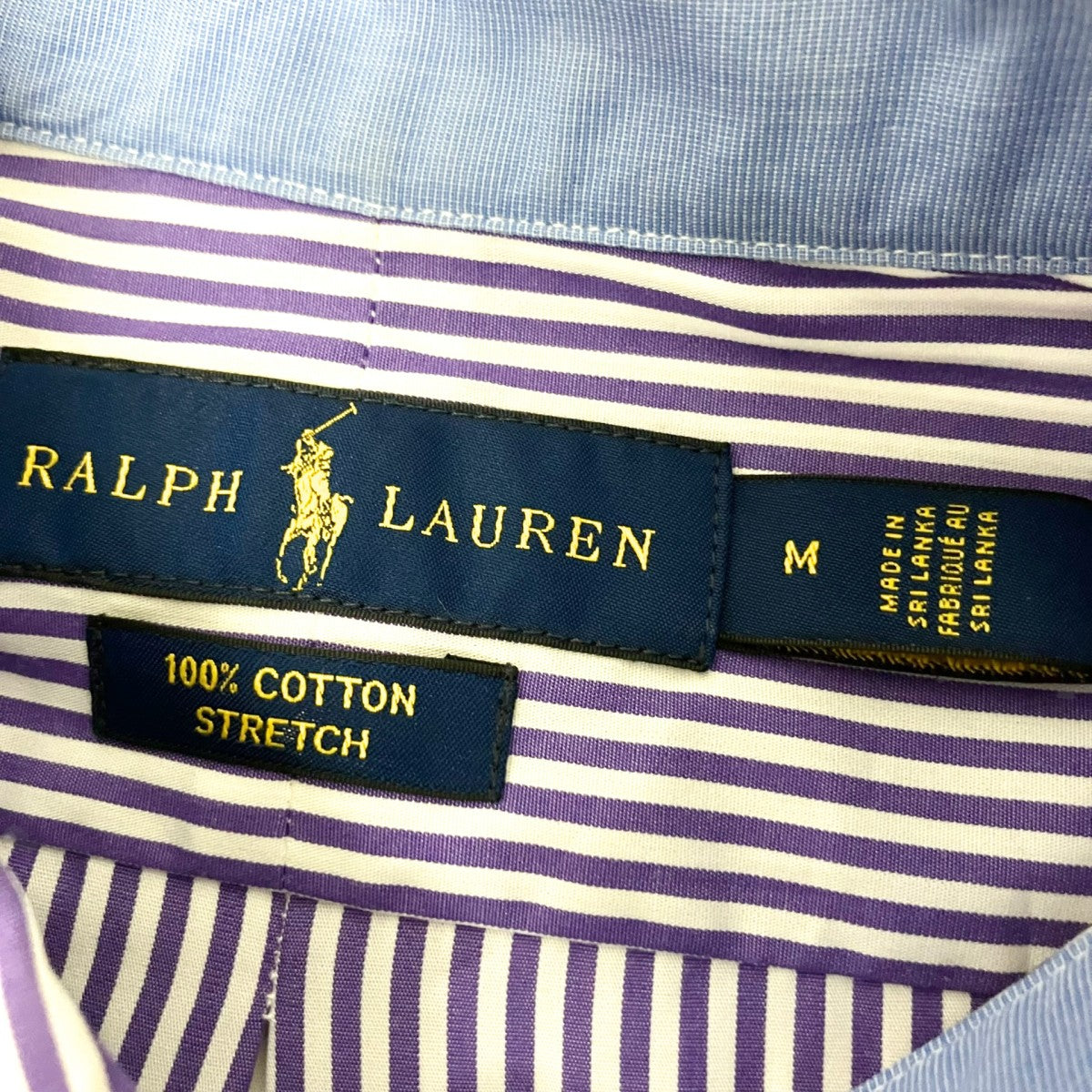 POLO RALPH LAUREN ストライプシャツ 古着・中古-4枚目のアイテム画像
