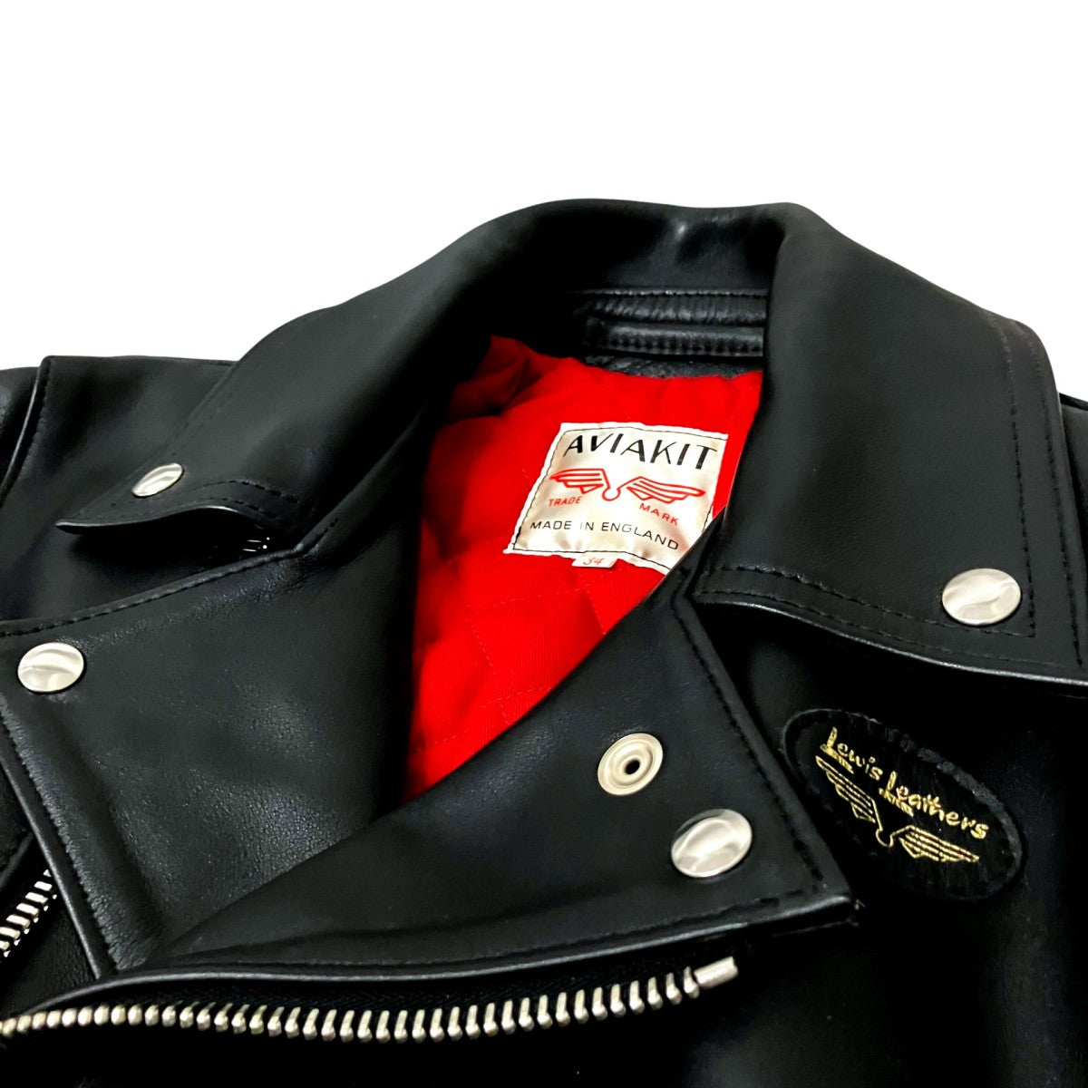 Lewis Leathers CYCLONEレザージャケット 古着・中古-3枚目のアイテム画像