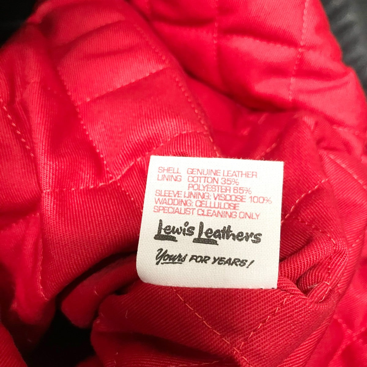 Lewis Leathers CYCLONEレザージャケット 古着・中古-8枚目のアイテム画像