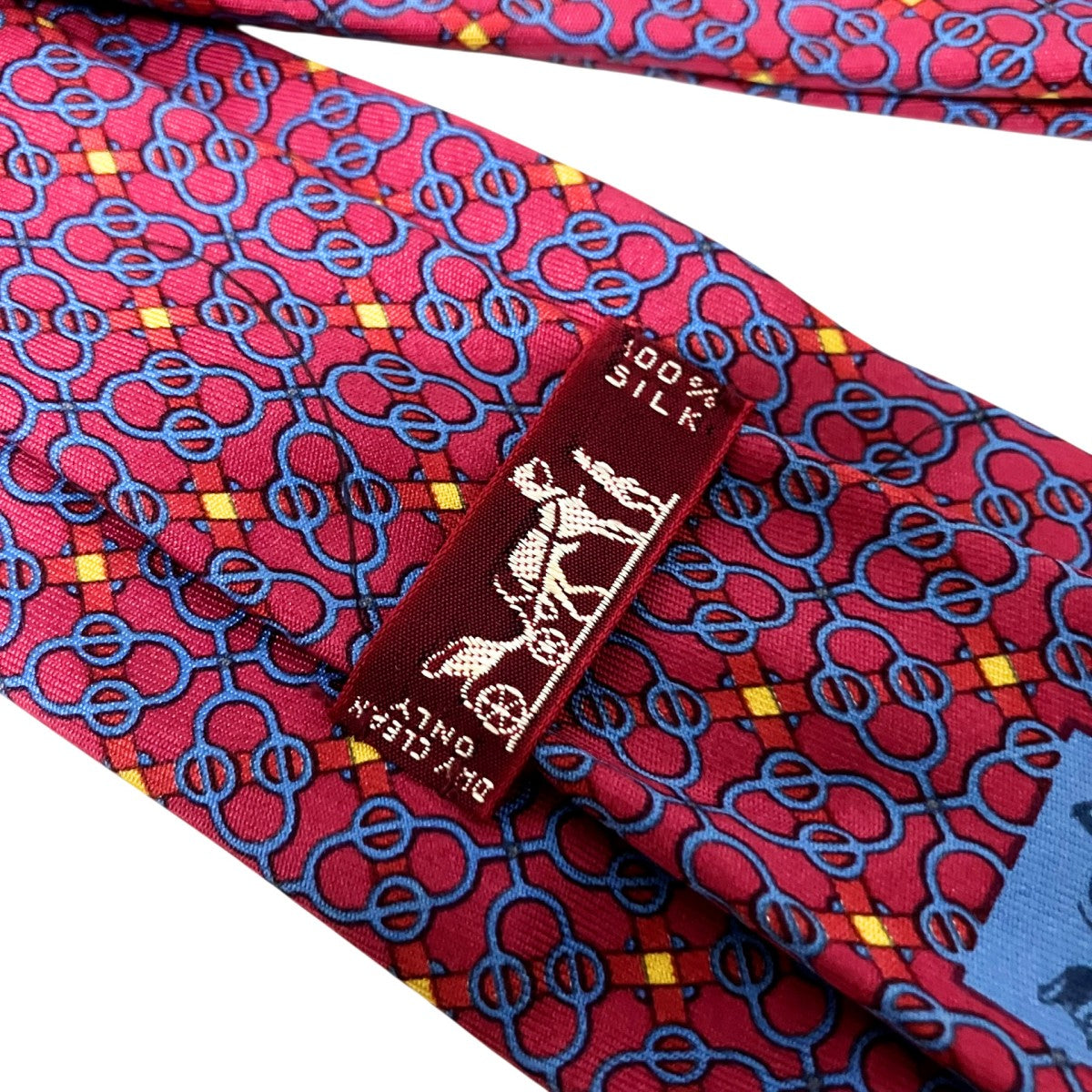 HERMES 総柄シルクネクタイ7109 OA 古着・中古-5枚目のアイテム画像