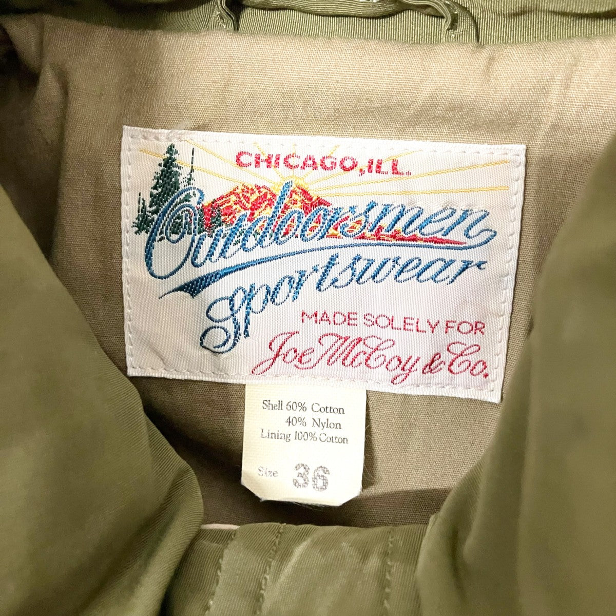 Joe McCOY MOUNTAIN PARKAマウンテンパーカー 古着・中古-4枚目のアイテム画像