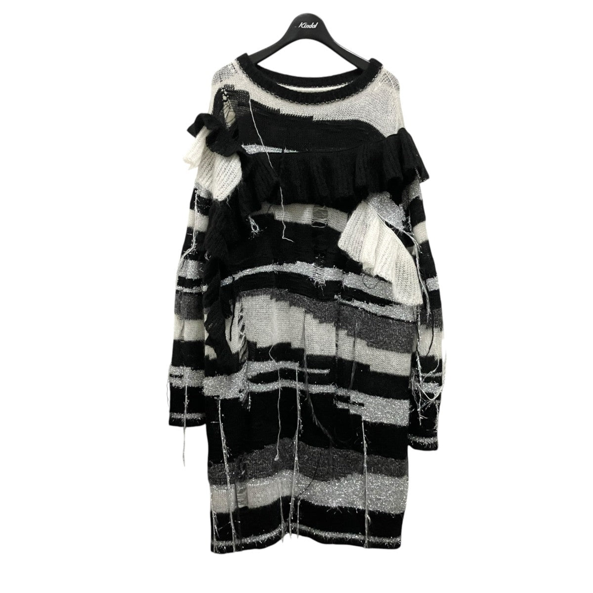 rurumu モヘヤ混ロングニットrrm21AW KN01 古着・中古-1枚目のアイテム画像