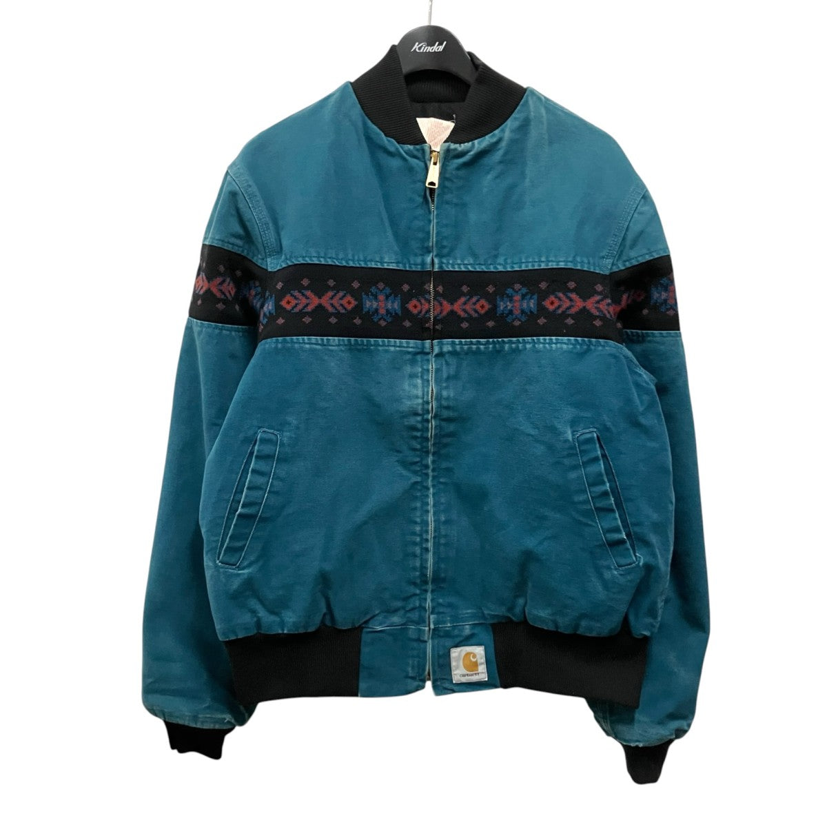 CarHartt santafe jacketジップジャケットJR0455 古着・中古-1枚目のアイテム画像
