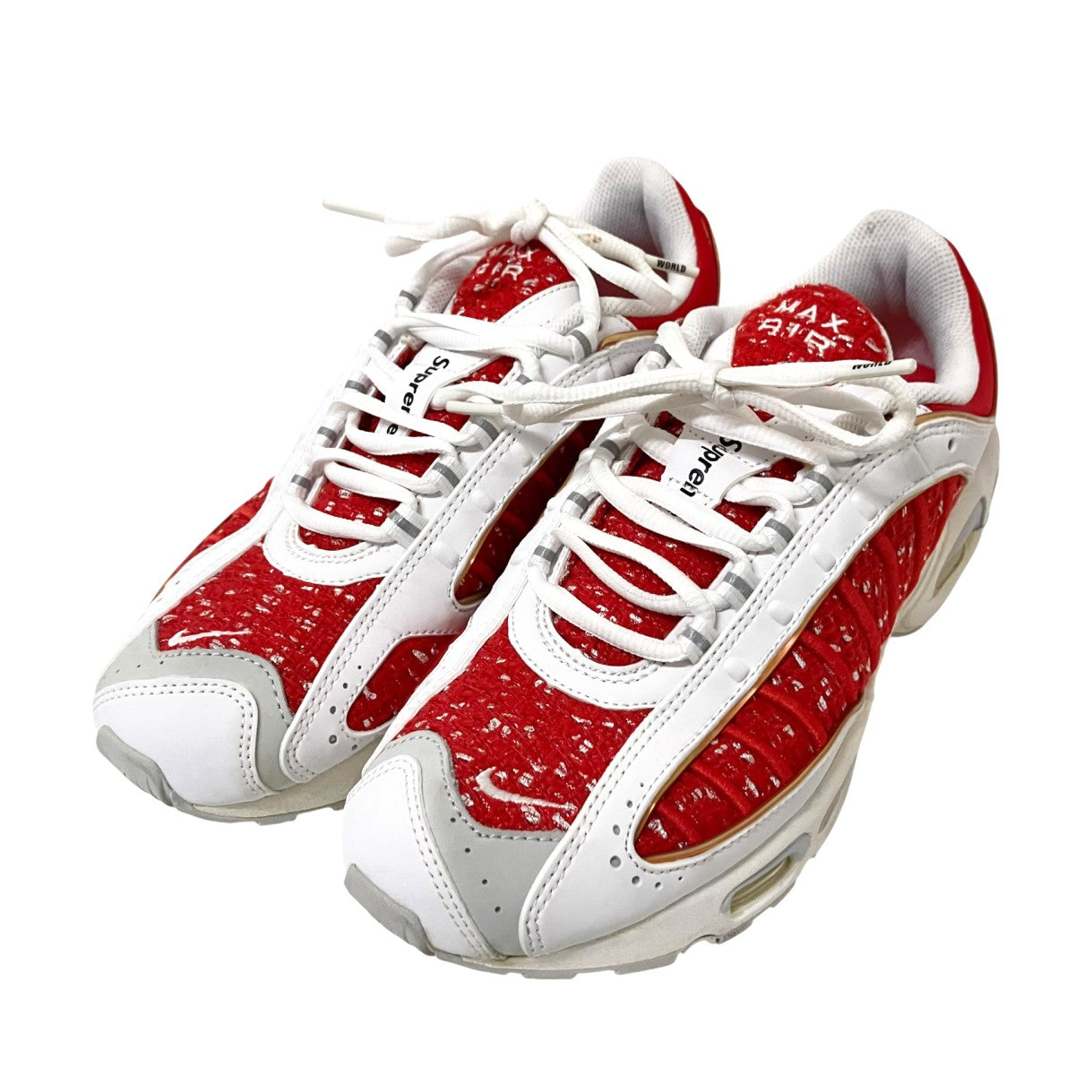 NIKE×Supreme AIR MAX TAILWIND 4／SスニーカーAT3854 100 古着・中古-1枚目のアイテム画像