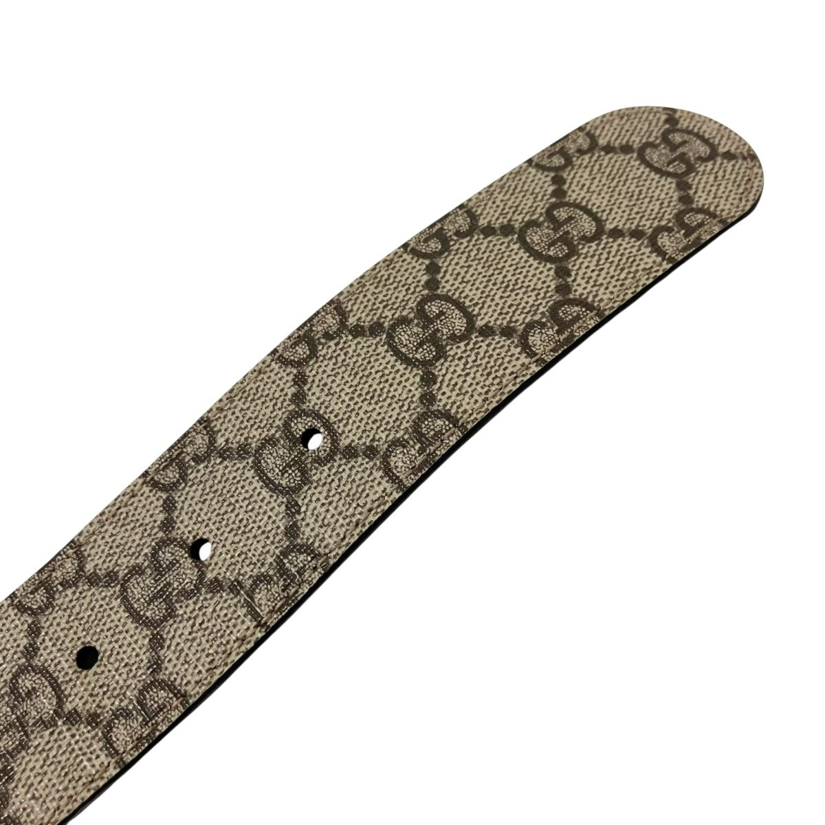 GUCCI インターロッキングGバックル付き リバーシブル レザー ベルト473030 古着・中古-3枚目のアイテム画像