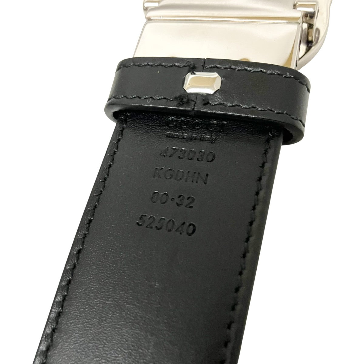 GUCCI インターロッキングGバックル付き リバーシブル レザー ベルト473030 古着・中古-7枚目のアイテム画像