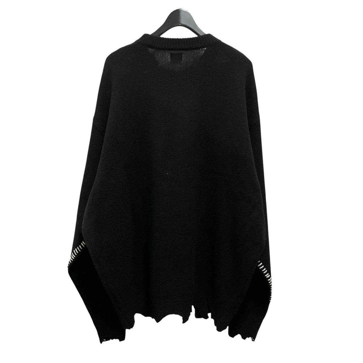 SAINT MICHAEL WOOL SWTER SINダメージ加工ニットSM A21 0000 039 古着・中古-2枚目のアイテム画像