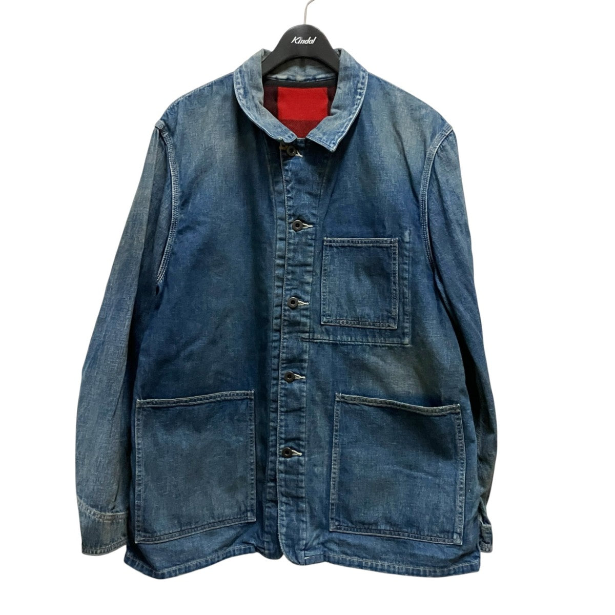 MINEDENIM G．Nep Denim Liner Coverall JKTライナー付きカバーオール2410 8001 85 032 古着・中古-1枚目のアイテム画像