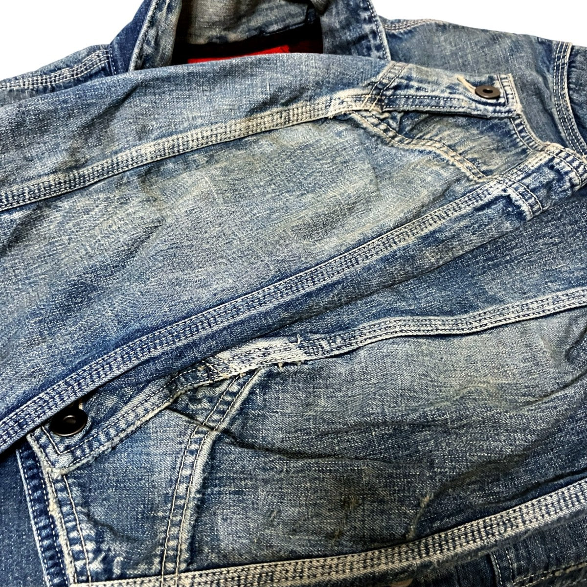 MINEDENIM G．Nep Denim Liner Coverall JKTライナー付きカバーオール2410 8001 85 032 古着・中古-6枚目のアイテム画像