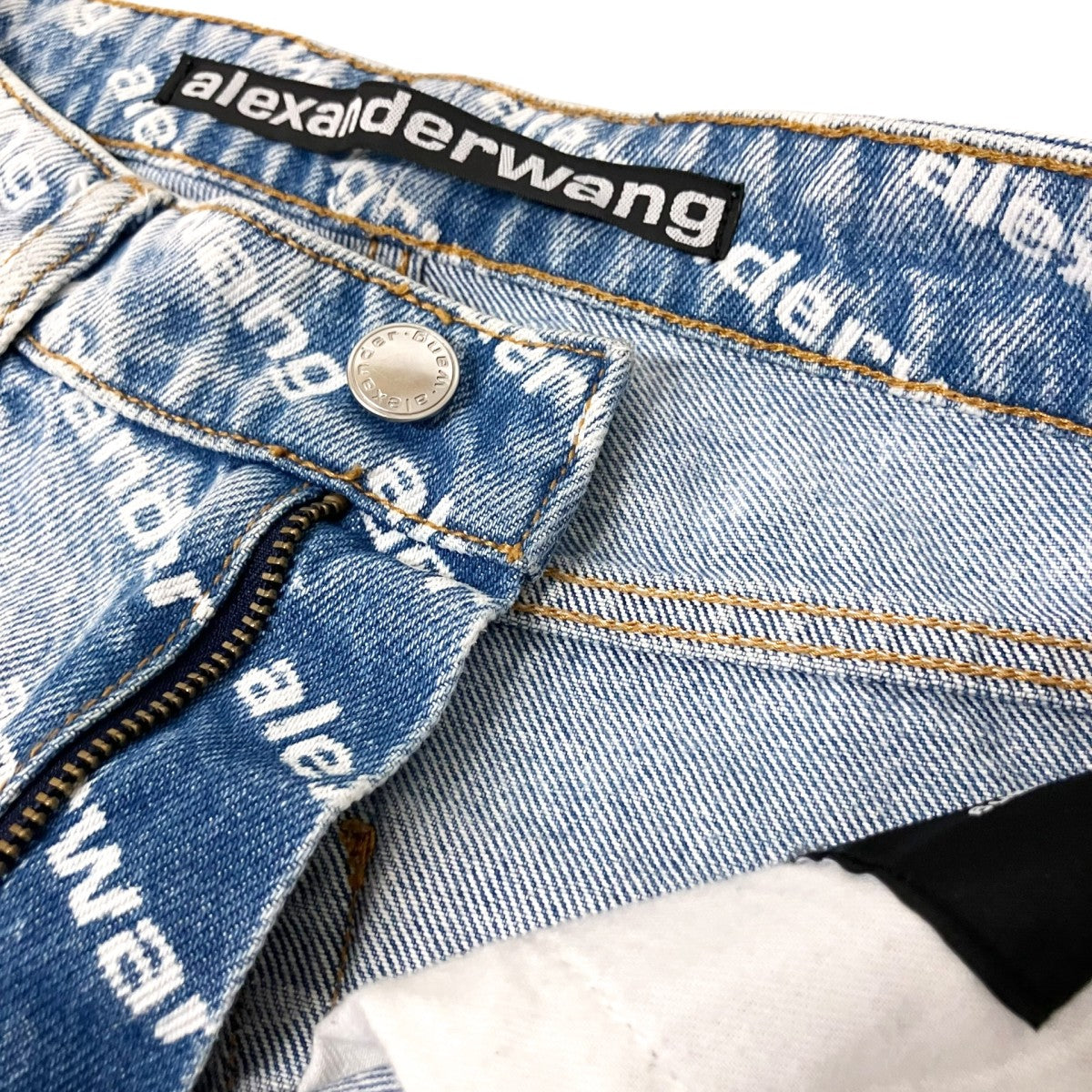 ALEXANDER WANG(アレキサンダーワン) デニムパンツ スカイブルー