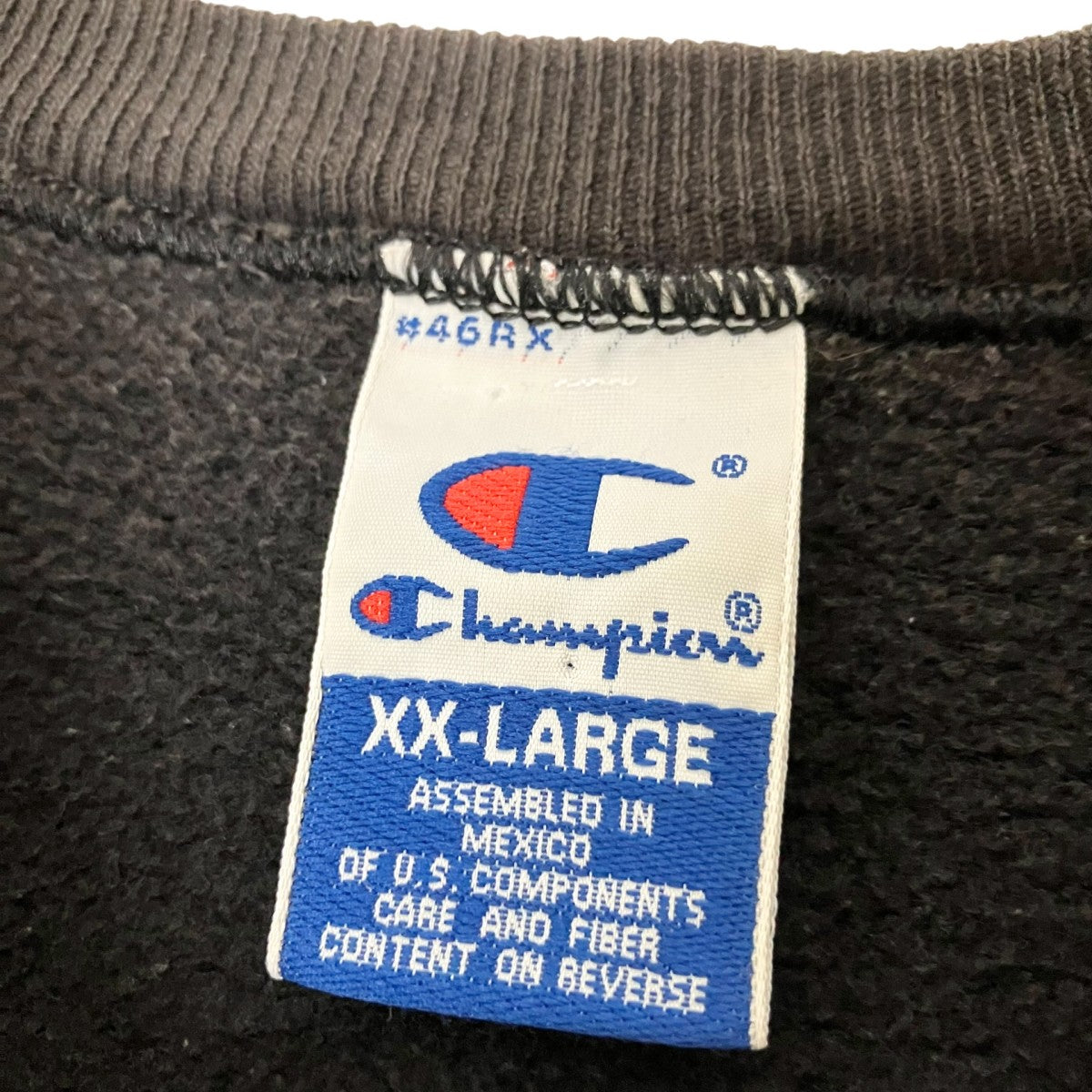 Champion 90Sクルーネックスウェット 古着・中古-4枚目のアイテム画像
